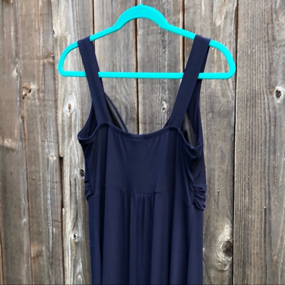 Enfocus Studio navy blue maxi dress size 14 - Picture 11 of 13
